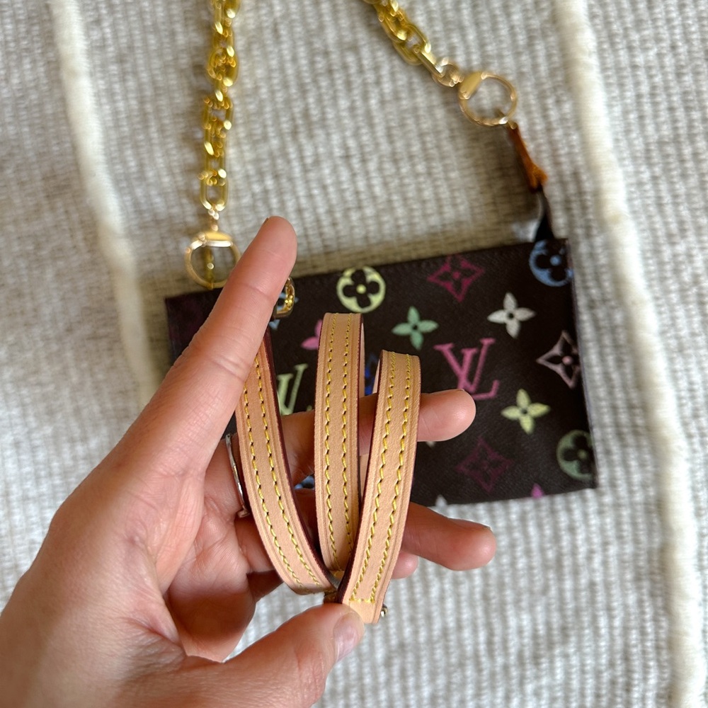 🍒✨customized Authentic Louis Vuitton Brown Monogram Canvas Mini Bag ✨🍒 - Picture 8 of 9